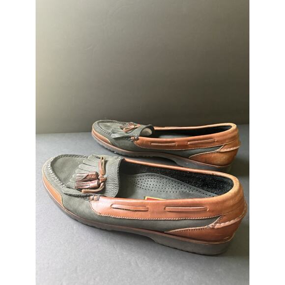 Mens Cole Haan Country 2-Tone Leather Kilt Tassel Loafers Shoes Size 10.5 M main image 6